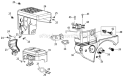 Starter Diagram and Parts List for 31AS62EE700 2011 Yard Machines Snow Blower
